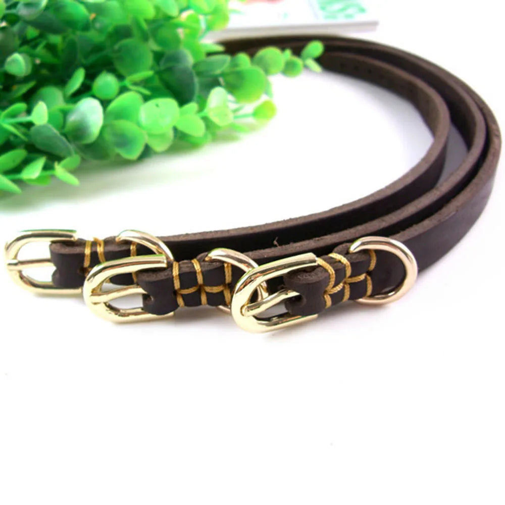 static/picture/Medium-and-Small-Dog-Collar-Genuine-Leather-Dog-Collar-Adjustable-Soft-Brown-Real-Leather-Puppy-Collar4.jpg